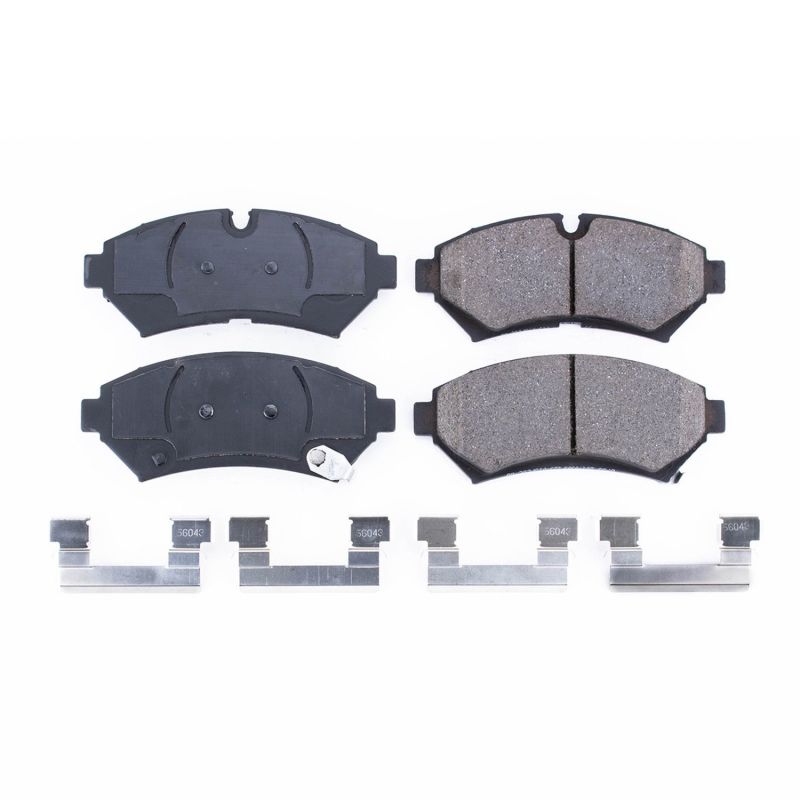 Power Stop 98-02 Cadillac Seville Front Z17 Evolution Ceramic Brake Pads w/Hardware