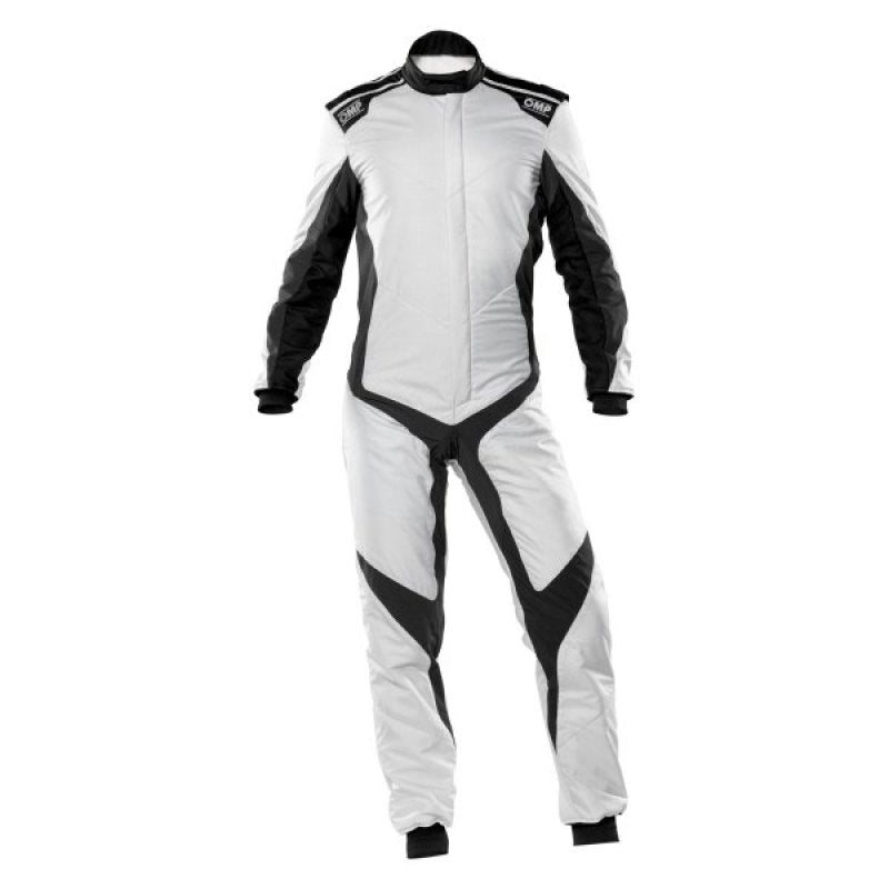 OMP One Evo X Overall Silver/Black - Size 56 (Fia 8856-2018)