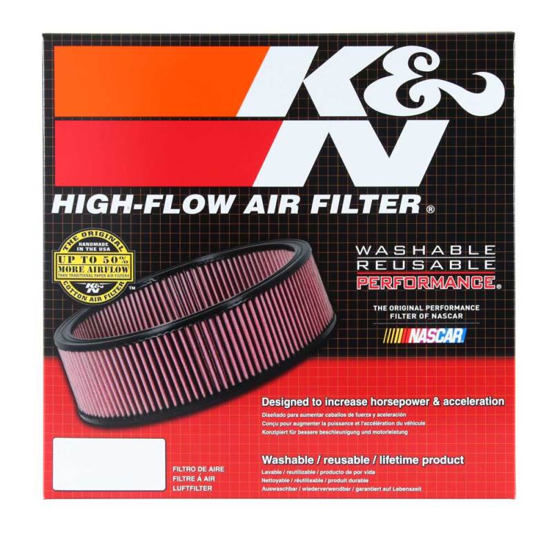 K&N Replacement Air Filter Round 9in OD 7-1/2in ID 5in H