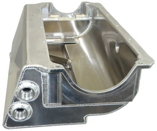 Moroso Donovan H/C 410 Small Block (w/Two Pick Ups) Sprint Car Dry Sump 6.5in Aluminum Oil Pan