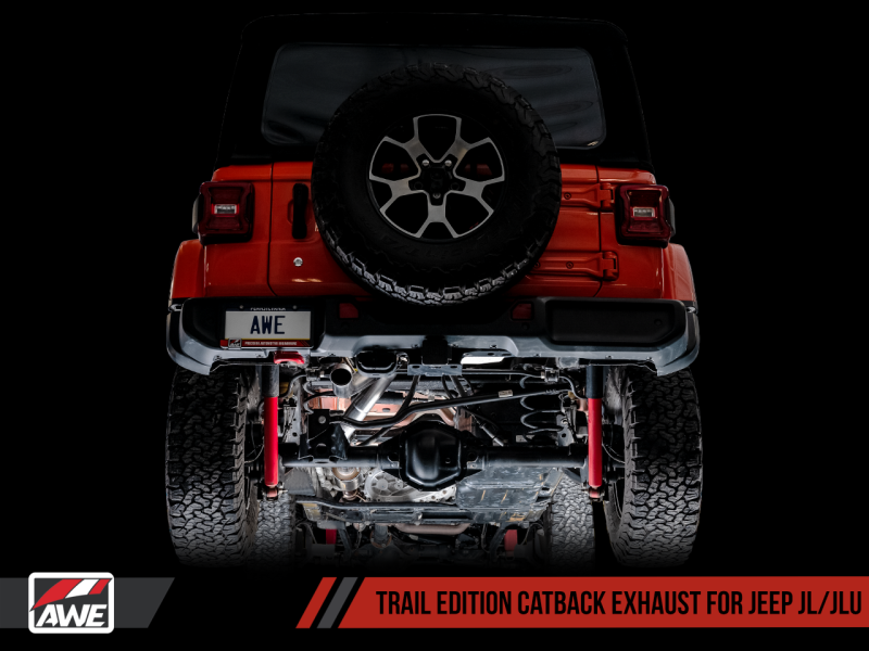 AWE Tuning 2018+ Jeep Wrangler JL/JLU 2.0T Trail Edition Cat-Back Exhaust