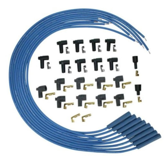 Moroso Universal Ignition Wire Set - Blue Max - Solid Core - Straight - 36in