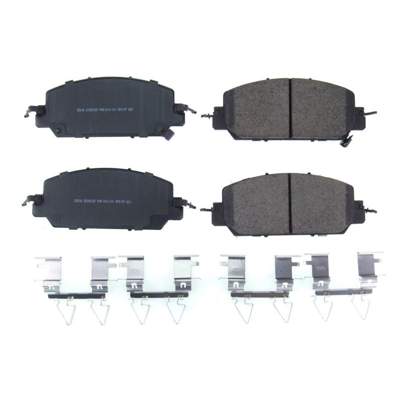 Power Stop 18-19 Honda Clarity Front Z17 Evolution Ceramic Brake Pads w/Hardware