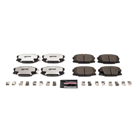 Power Stop 2001 Mitsubishi Fuso FE-CA Front or Rear Z36 Truck & Tow Brake Pads w/Hardware