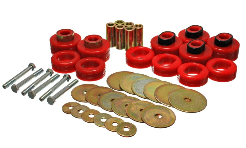 Energy Suspension Cab Mount Set - Std Cab - Red