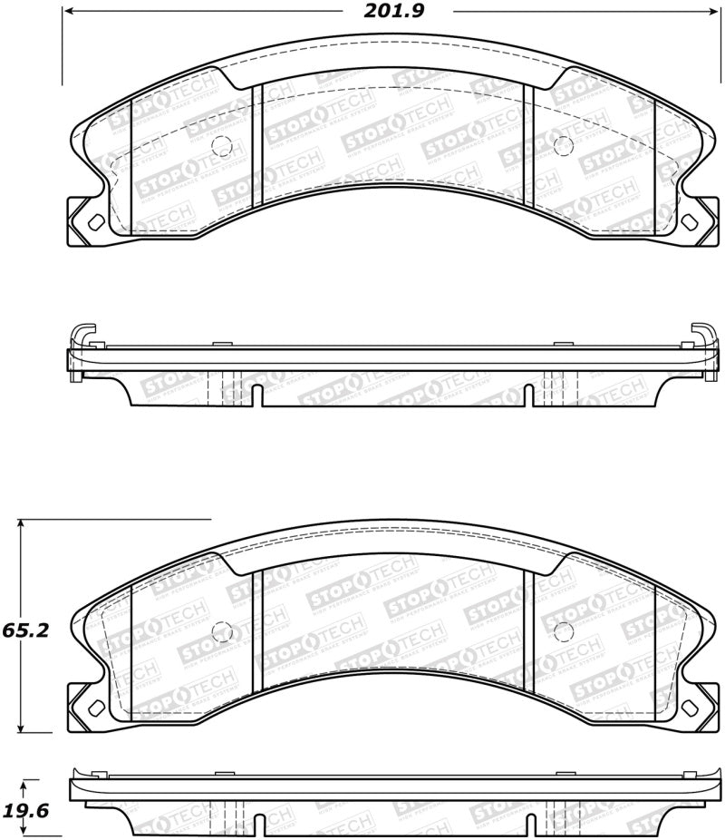 StopTech Street Brake Pads - Rear